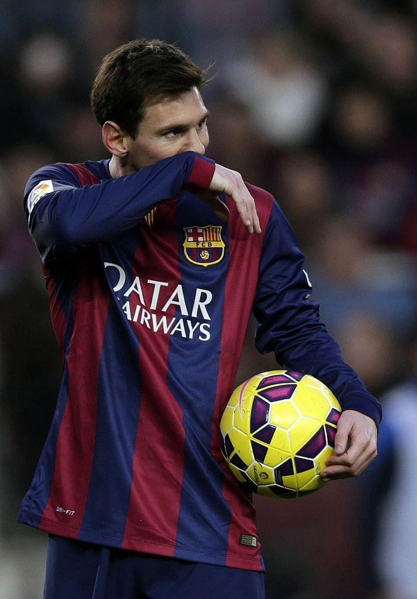 Messi With The Match Ball Against Levante