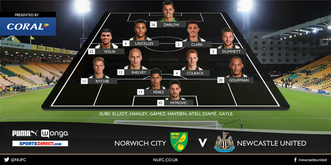 Norwich City - Newcastle United 2:2 C4pXH5PWcAARNlc
