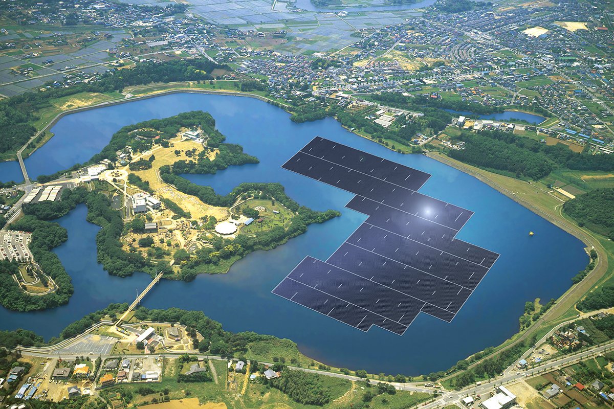 Плавучие солнечные электростанции спасут озера от высыхания